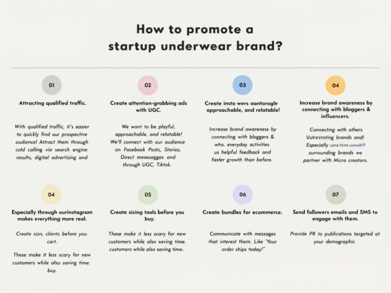 How to promote a startup underwear brand?