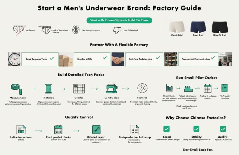 How to Start a Men's Underwear Brand from Scratch: The Ultimate Factory Guide