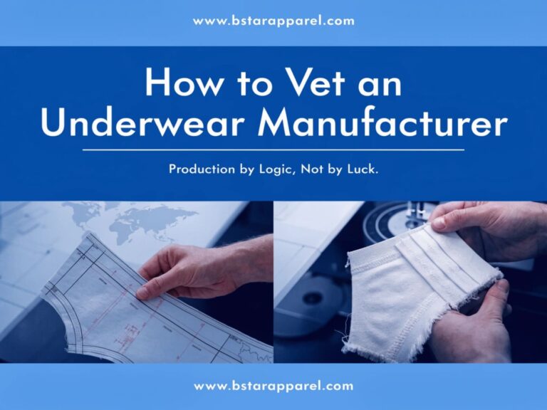 The Ultimate Guide: How to Vet and Choose a Trustworthy Underwear Manufacturer for Your Startup?
