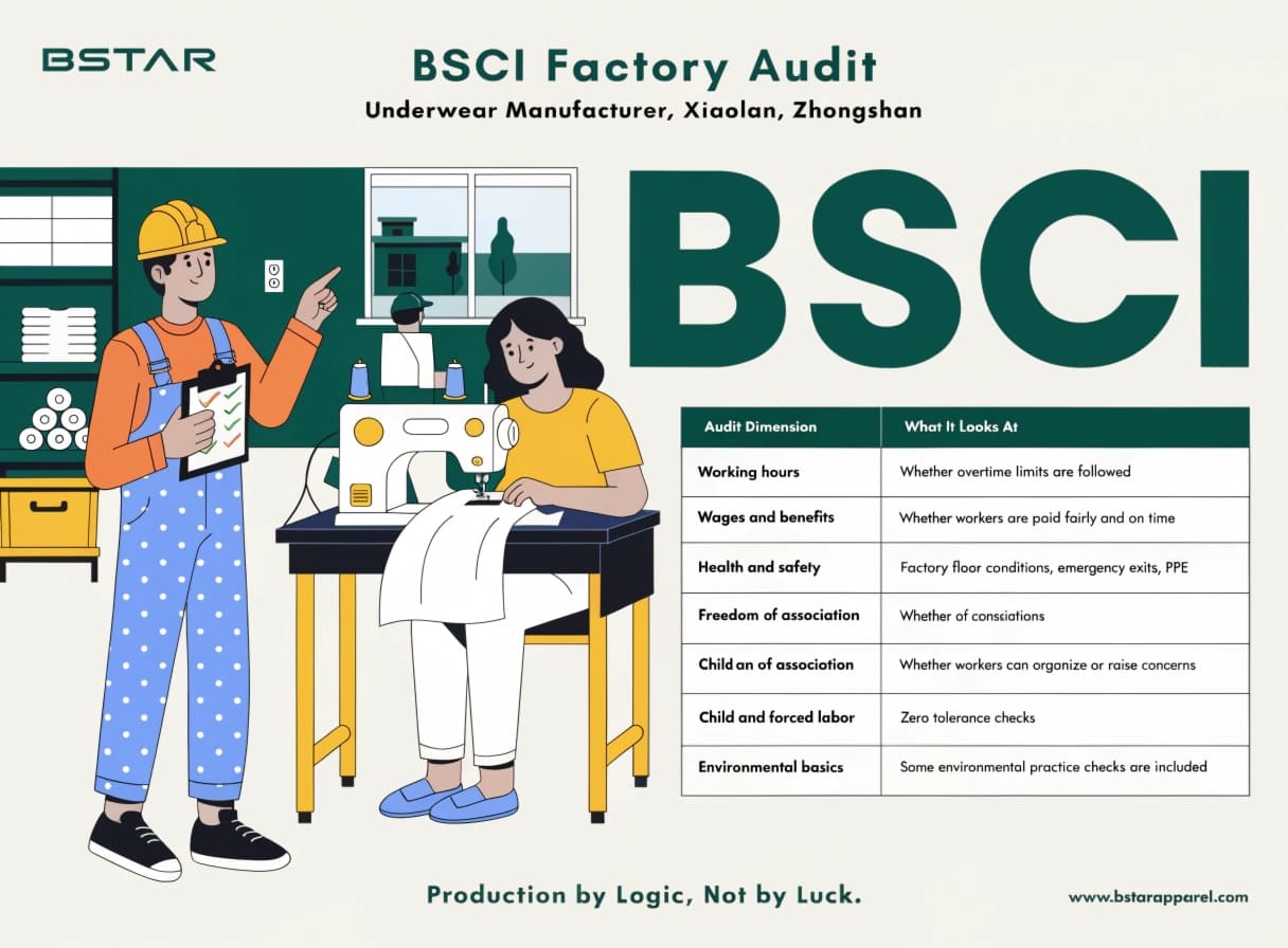 BSCI Factory Audit Social Compliance