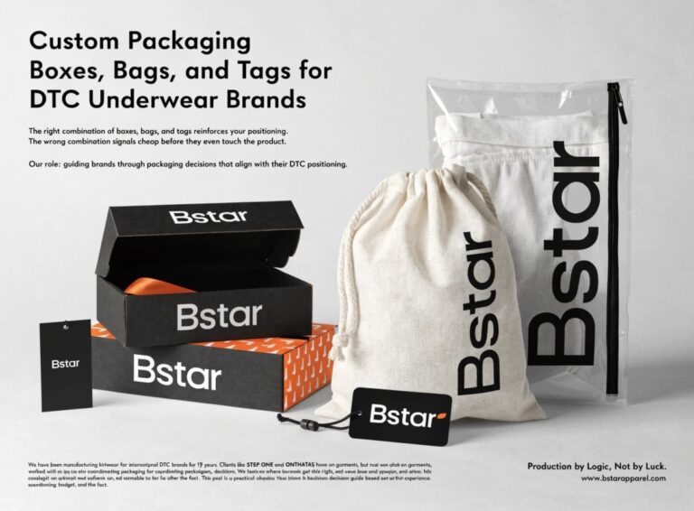 Custom Packaging Solutions for Underwear Brands: Boxes, Bags, and Tags?