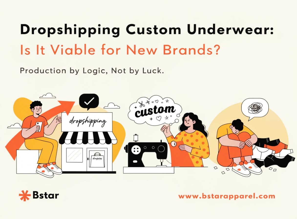 Dropshipping Custom Underwear for New Brands