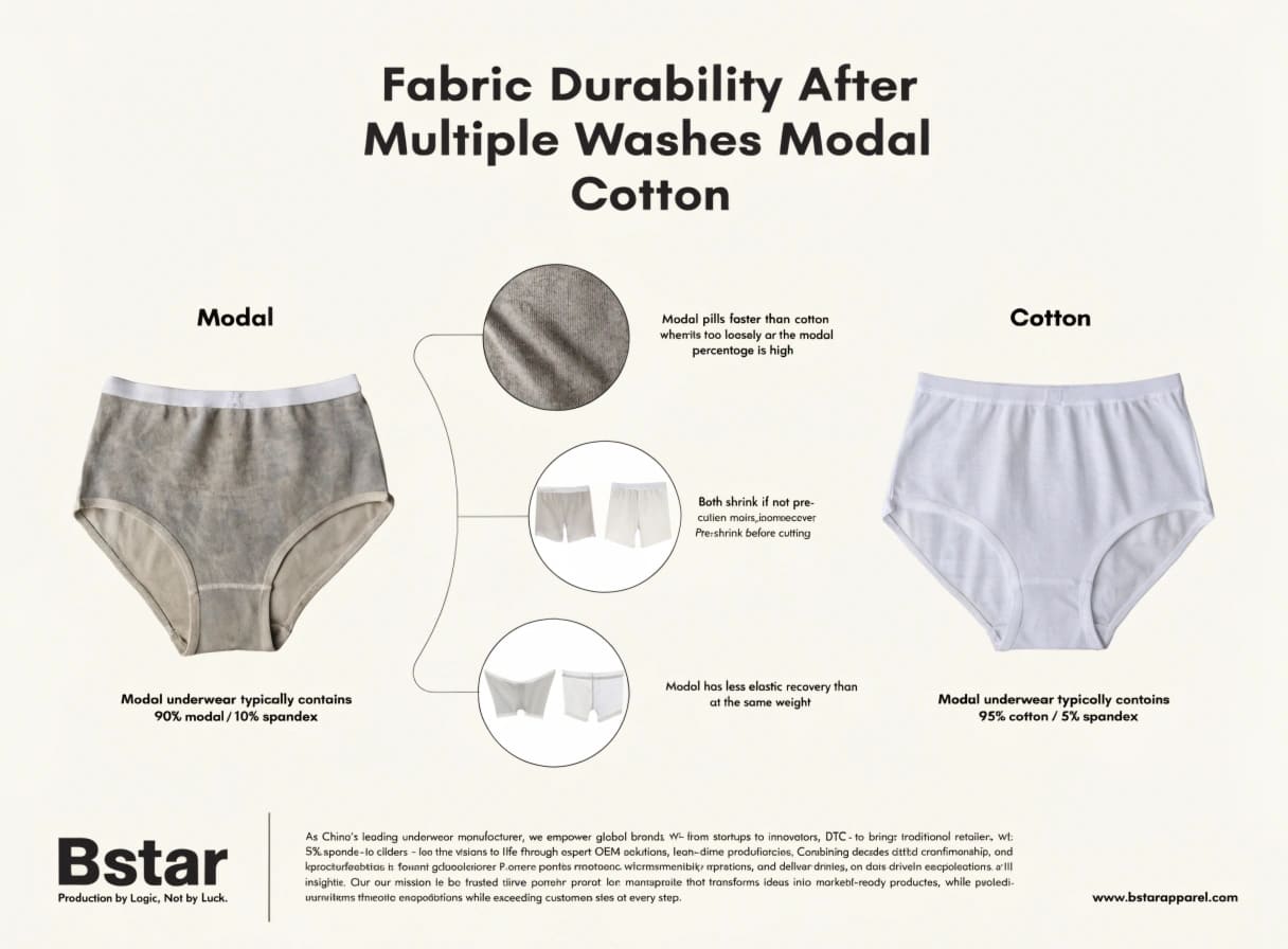 Fabric Durability After Multiple Washes Modal Cotton