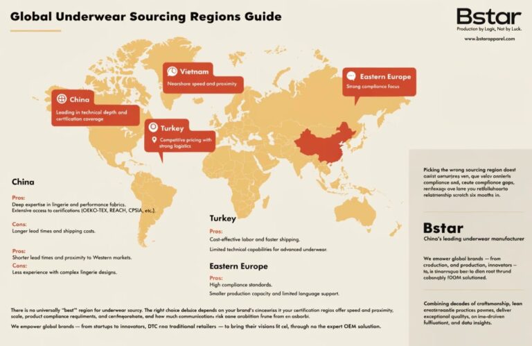 Global Trends in Underwear Sourcing: Which Region Actually Fits Your Brand?