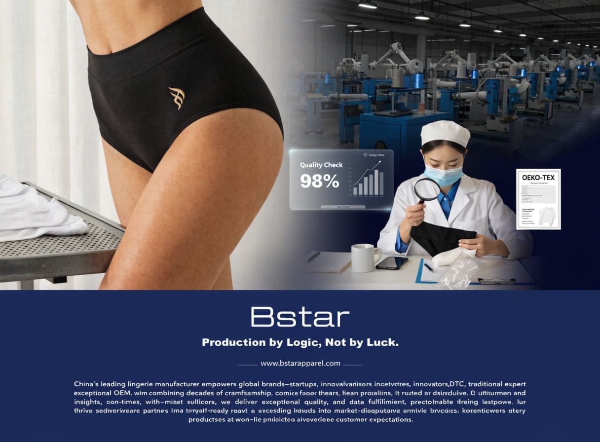 Luxury underwear manufacturing quality standards