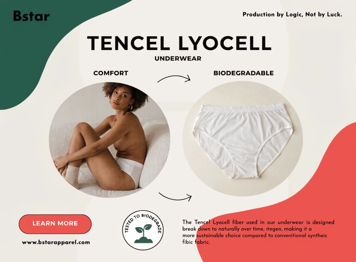 biodegradable Tencel underwear marketing biodegradable Tencel underwear marketing