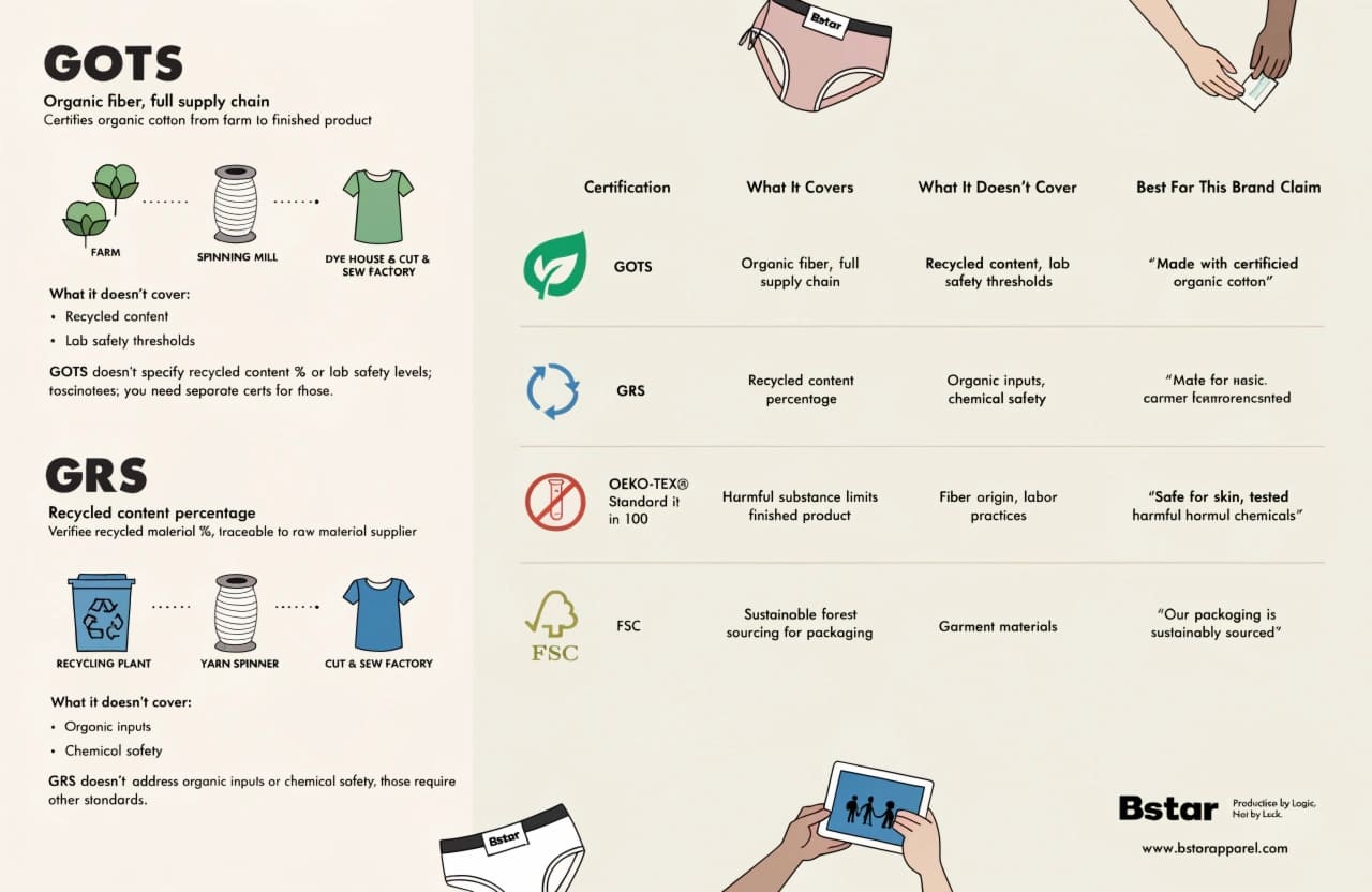 Eco-friendly fabric sourcing for underwear