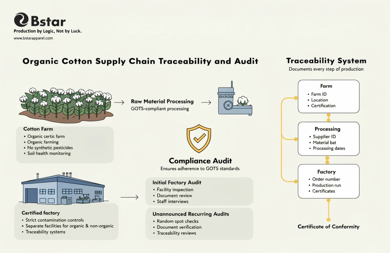 Organic Cotton Supply Chain Traceability and Audit Organic cotton supply chain traceability and audit process