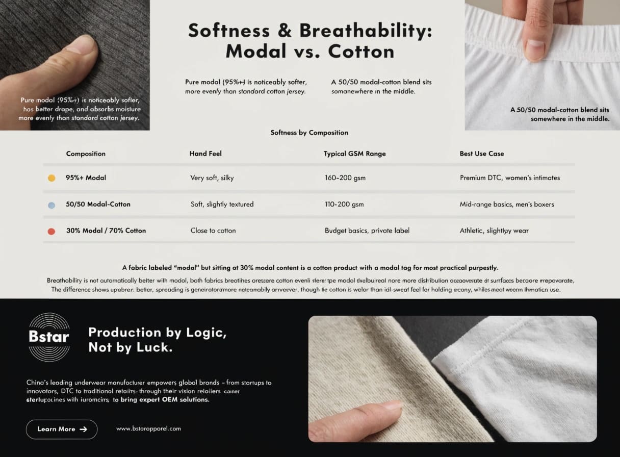 Fabric Softness and Breathability Test Modal vs Cotton