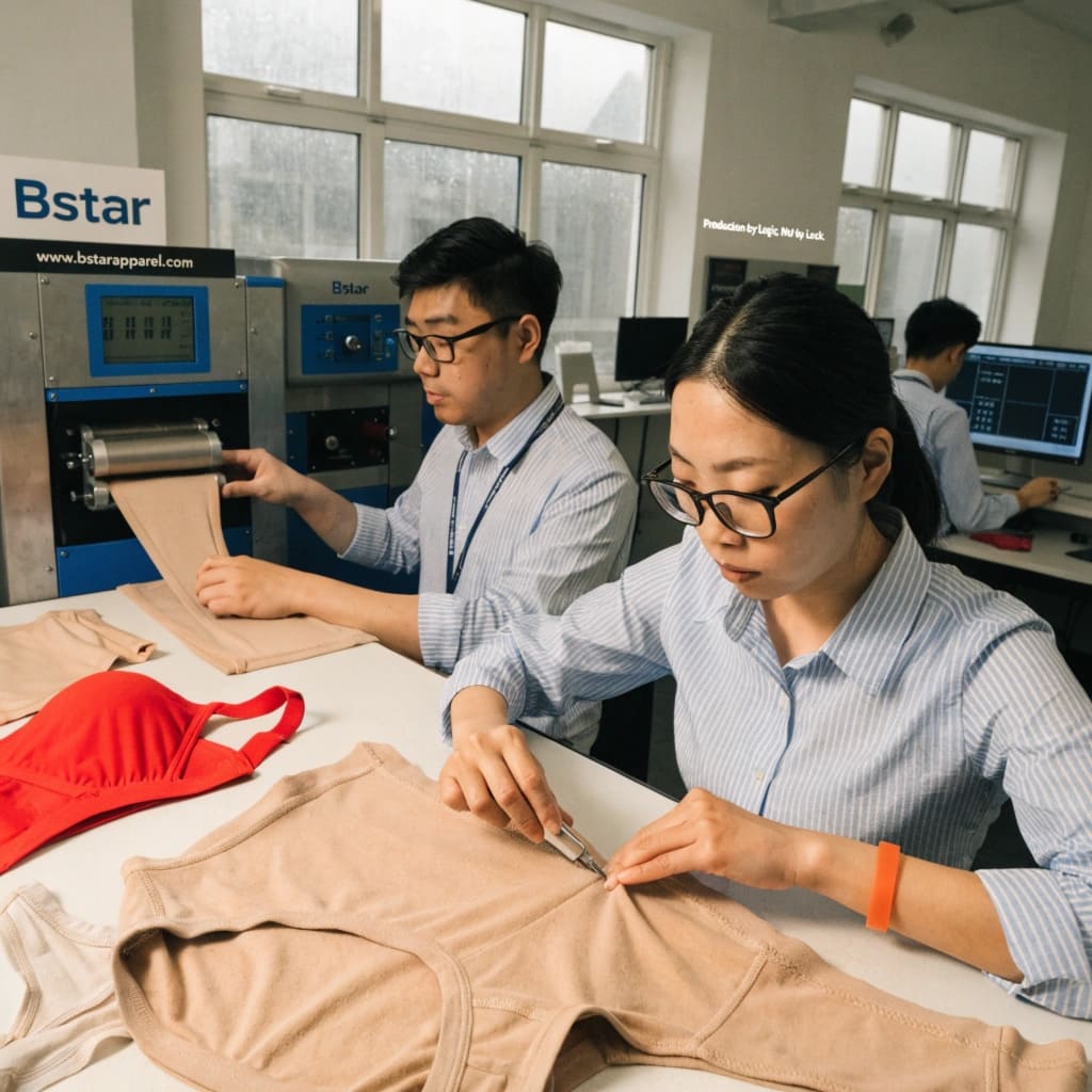 underwear quality control seams elasticity durability