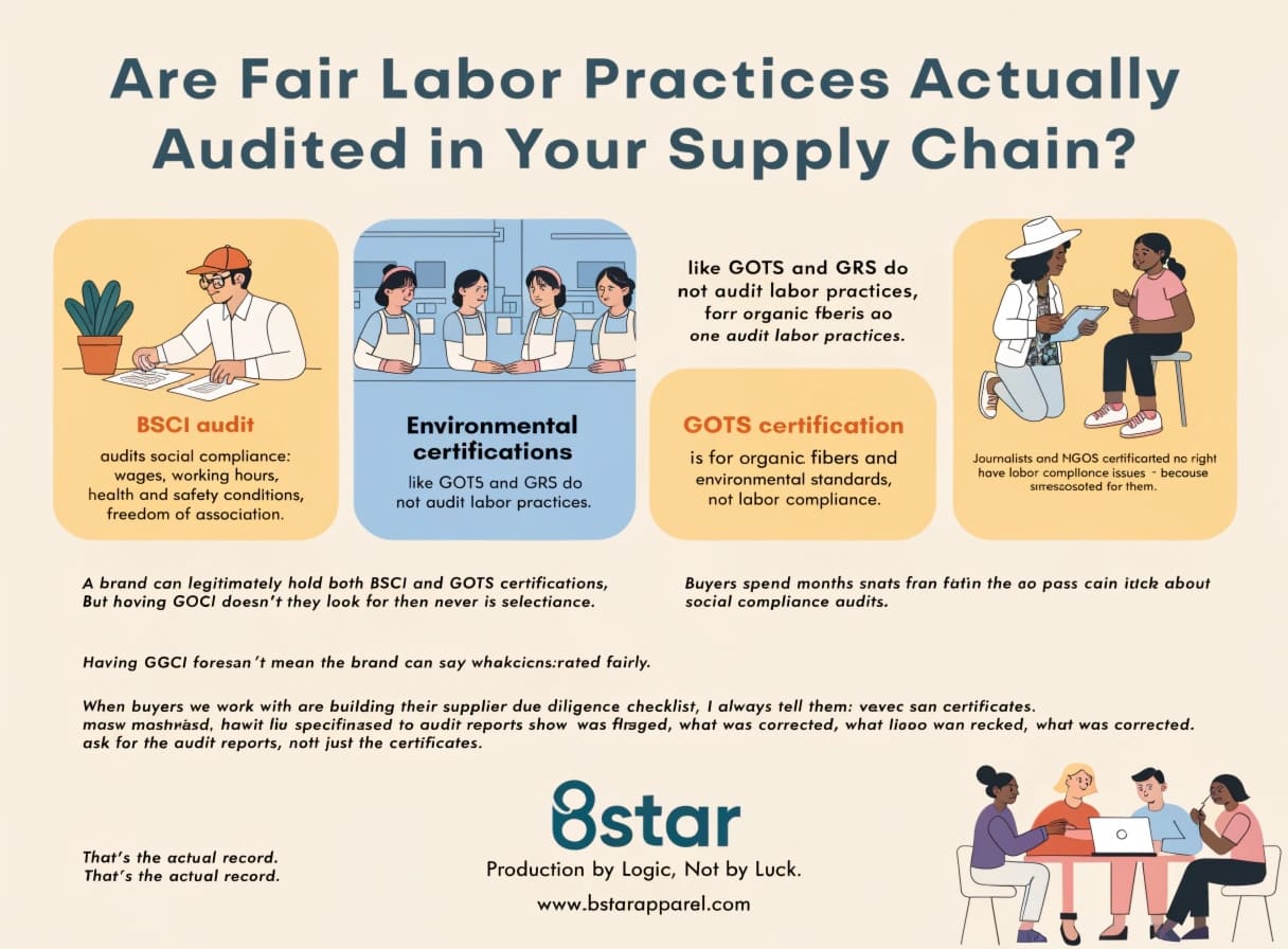 Fair labor practices in underwear manufacturing
