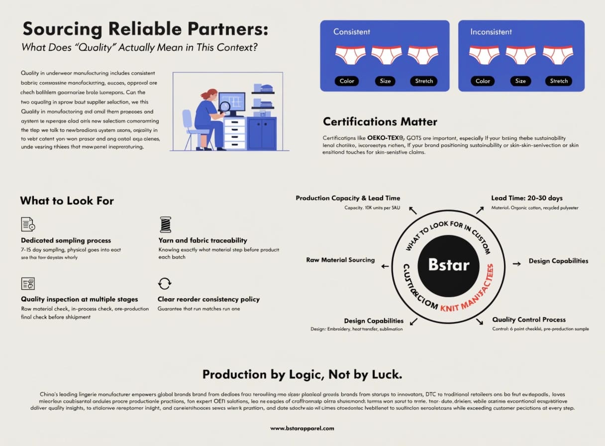 Supplier Selection for Custom Underwear Manufacturing