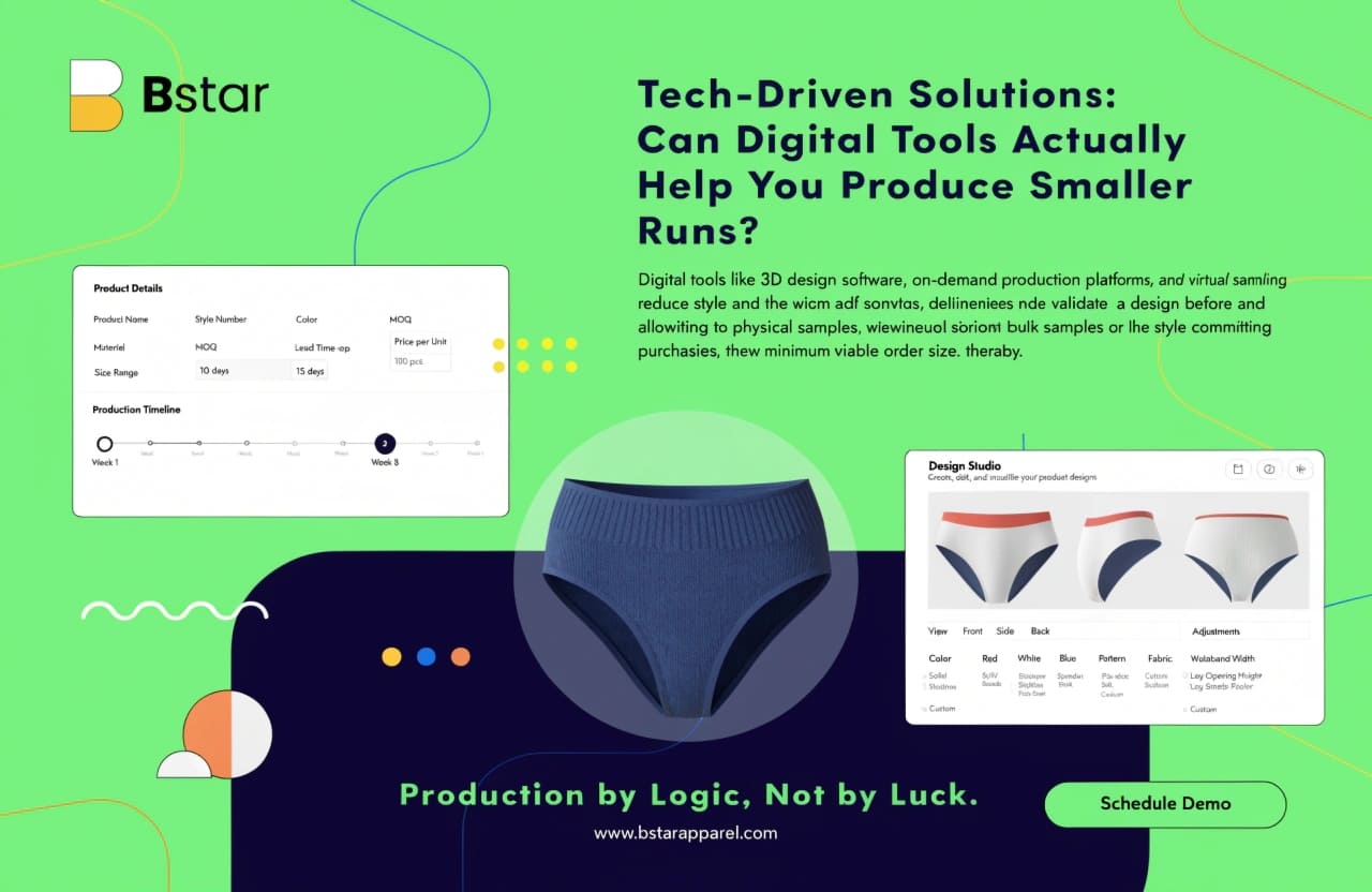 3D design and on-demand production for underwear brands