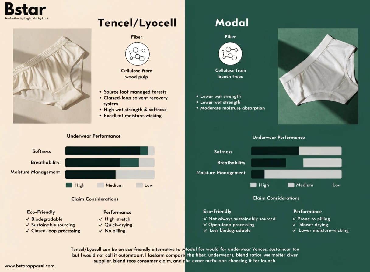 Tencel Lyocell underwear fabric comparison Tencel Lyocell underwear fabric comparison