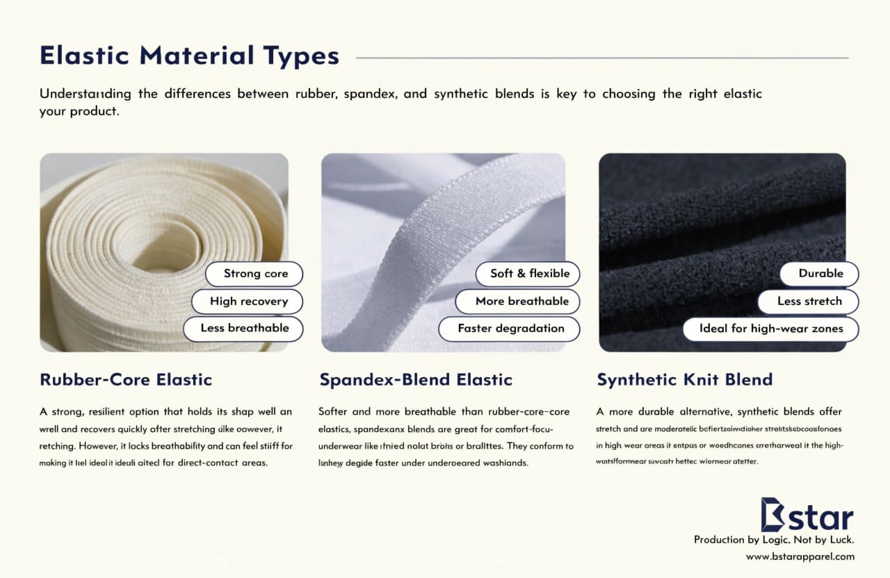 elastic material types for underwear
