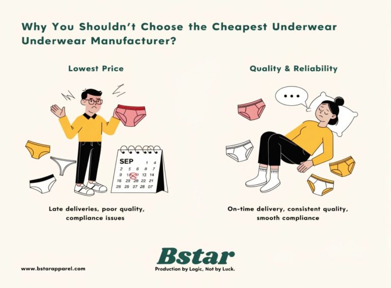 Why You Shouldn’t Choose the Cheapest Underwear Manufacturer