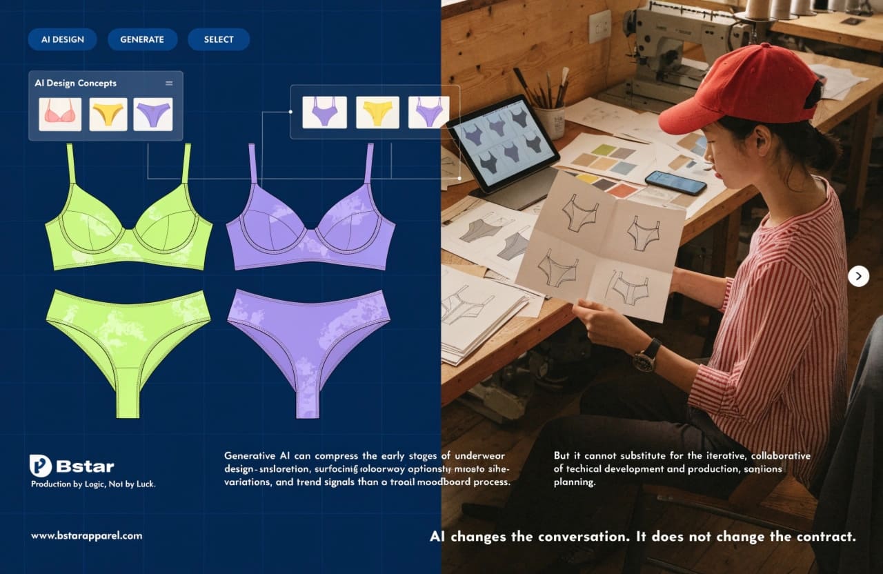 Generative AI for Underwear Design and Trend Forecasting AI generative design for underwear fashion trends