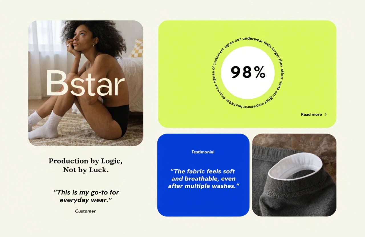 Emotional Connection and Brand Trust in Underwear Building trust with customers through transparency and testimonials