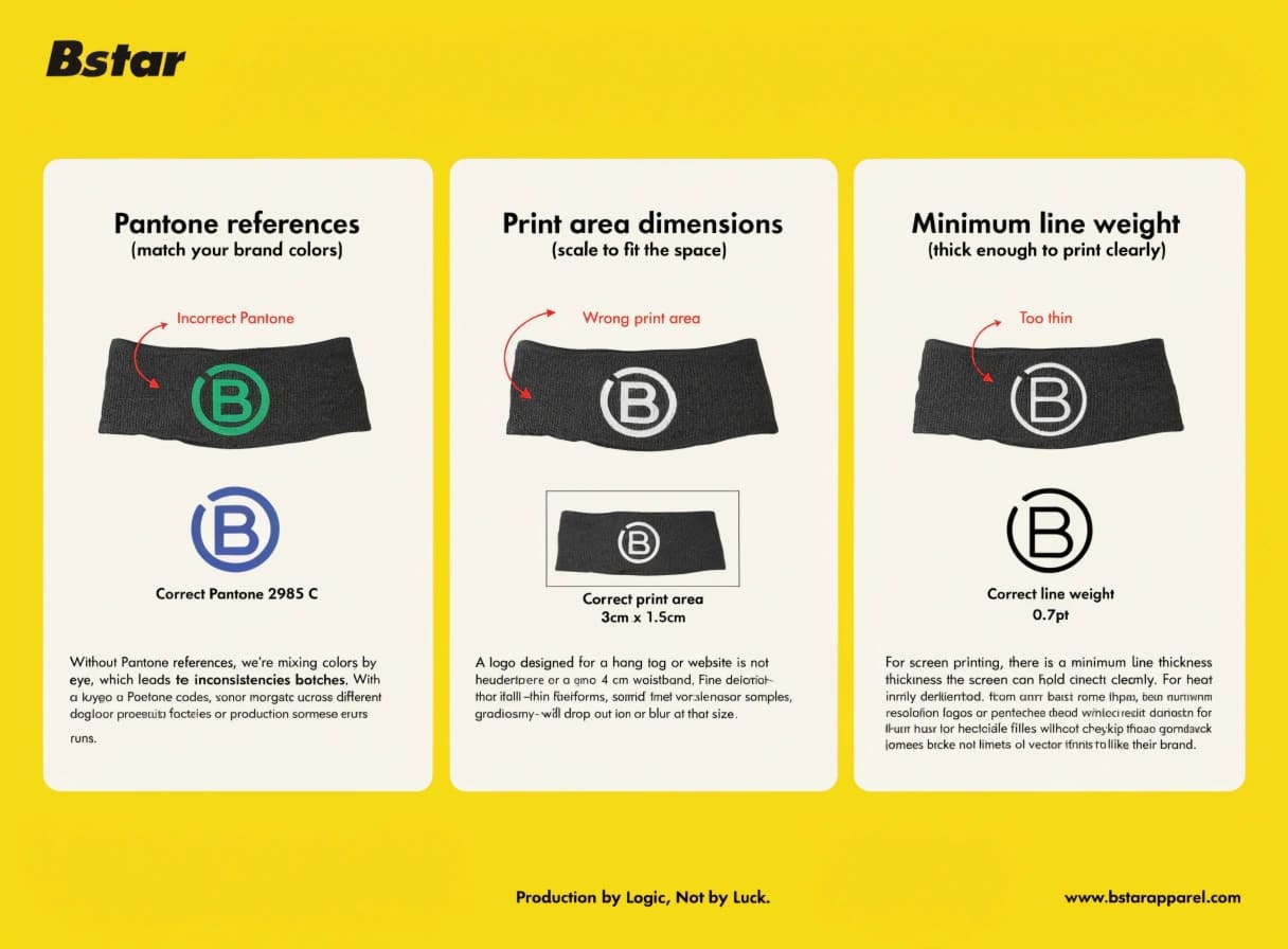 Waistband logo color matching Pantone precision OEM underwear printing