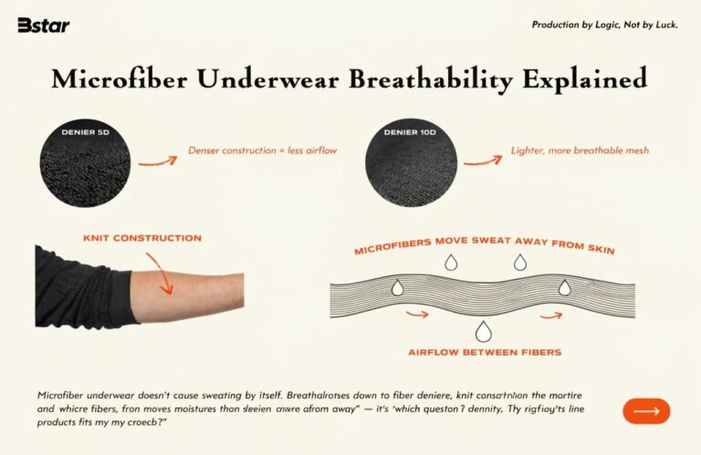 Does Microfiber Underwear Cause Sweat? Breathability Explained