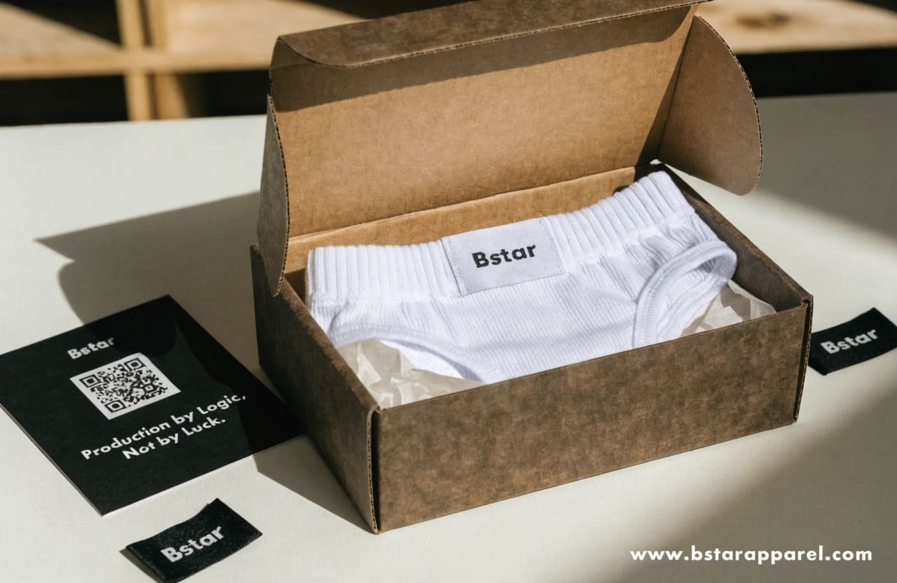 custom structural packaging design unboxing experience underwear brand