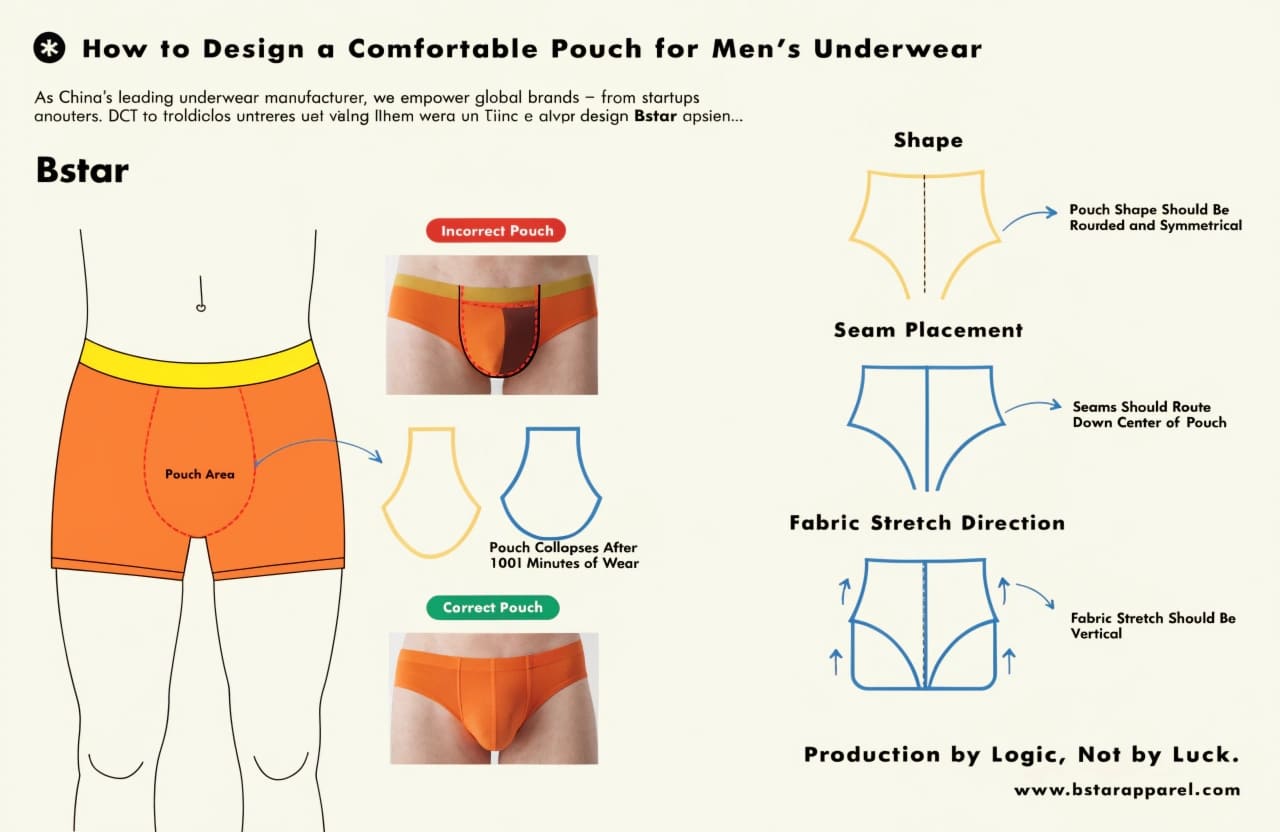 How to Design a Comfortable Pouch for Men's Underwear men's underwear pouch design guide