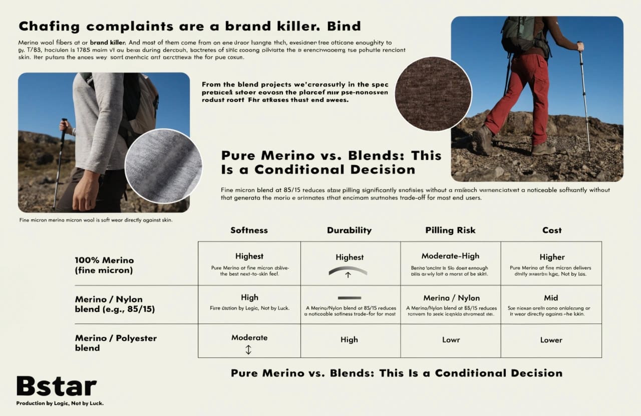 Fine micron merino wool underwear softness comparison