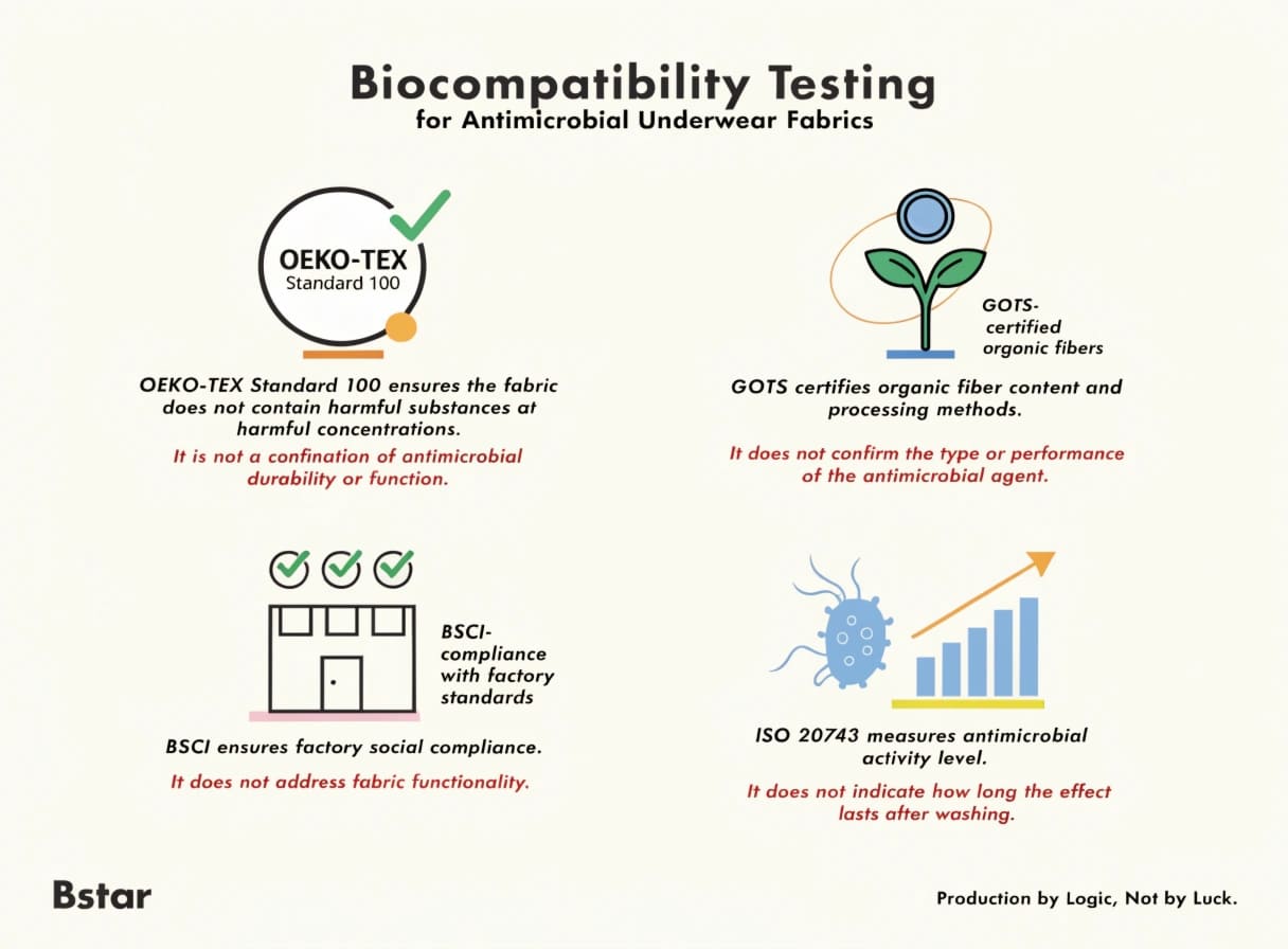 Biocompatibility Testing for Antimicrobial Underwear Fabrics Skin safety and biocompatibility testing for intimate apparel fabrics