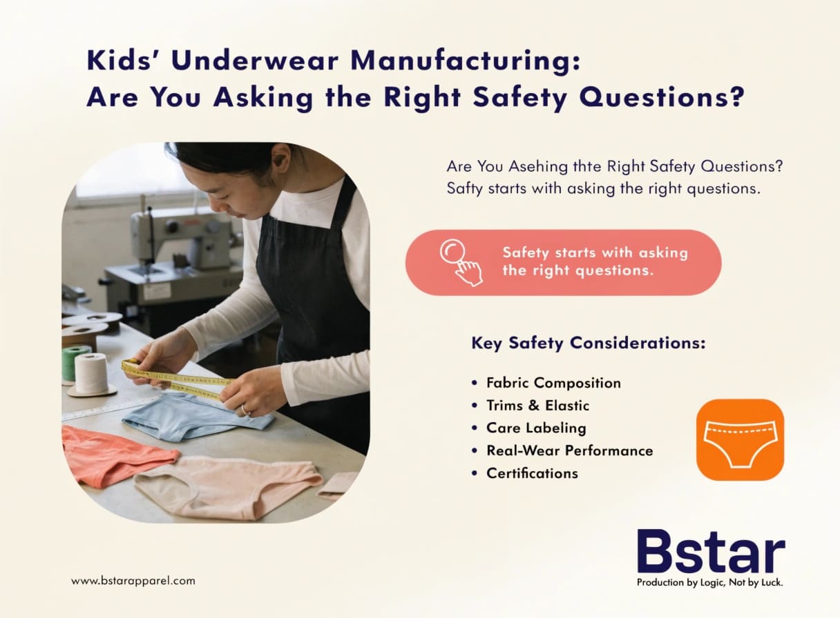 Kids Underwear Manufacturing Safety Standards and Fabric Choices Kids underwear fabric safety and manufacturing