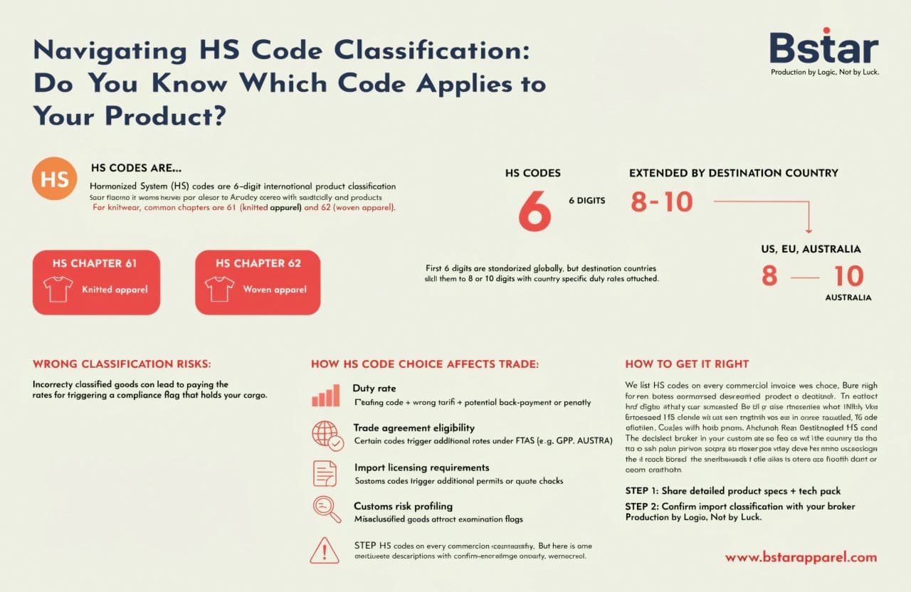 HS Code Classification for Textile Imports HS code classification for knitwear textiles