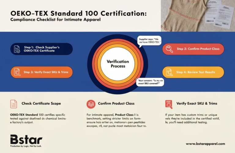 OEKO-TEX Standard 100 Certification: Compliance Checklist for Intimate Apparel