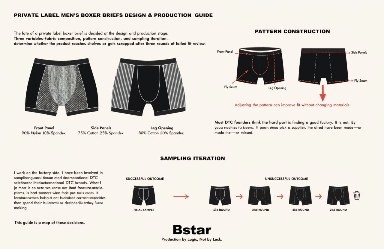Private Label Men's Boxer Briefs Design and Production Guide Private label men's boxer briefs design and production guide