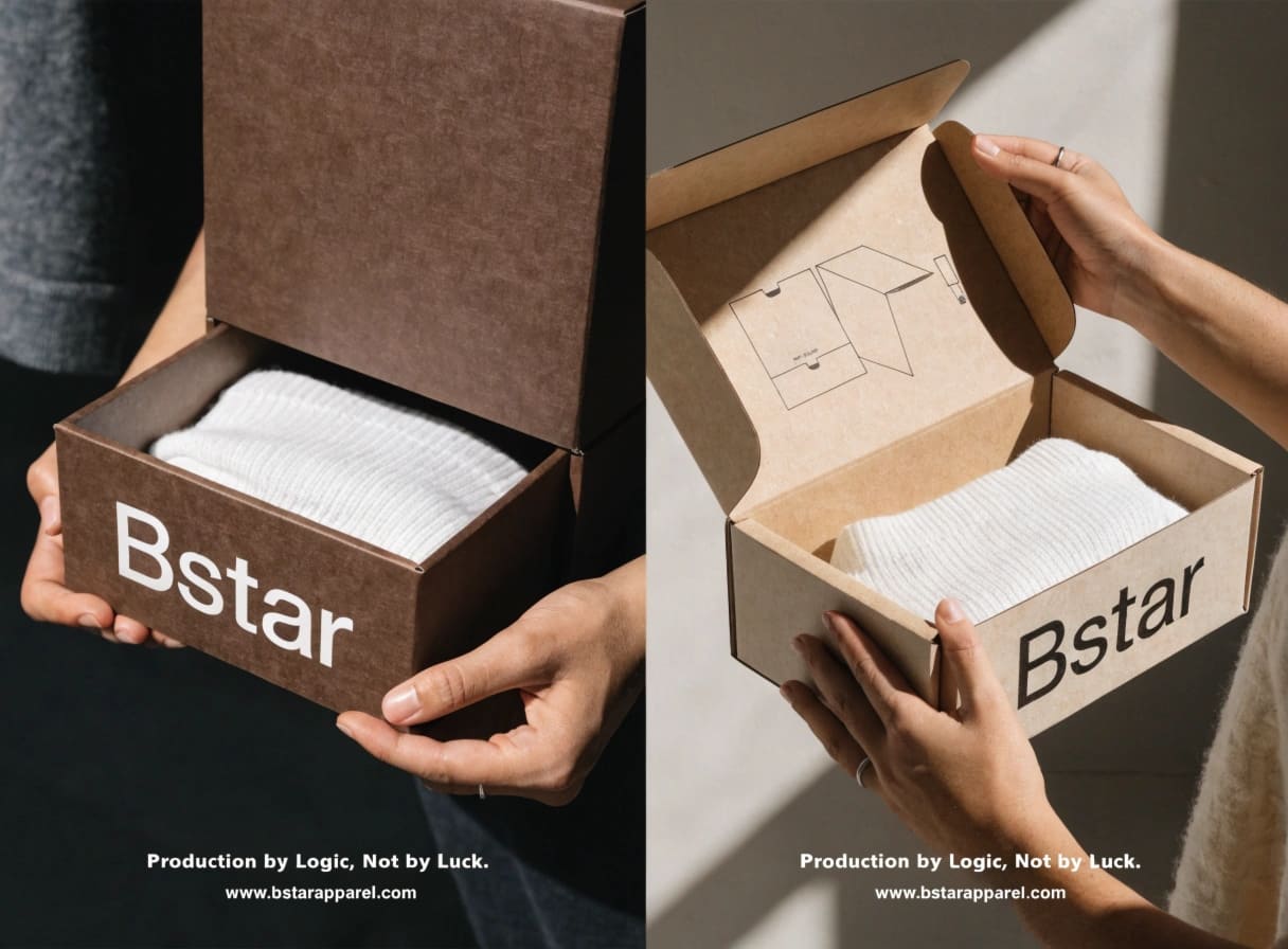 Structural Engineering and Unboxing Experience for Premium Underwear Magnetic closure and drawer-style box packaging