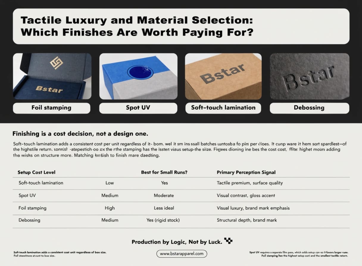 Tactile Luxury and Material Selection in Packaging Specialty finishes and textures for premium packaging