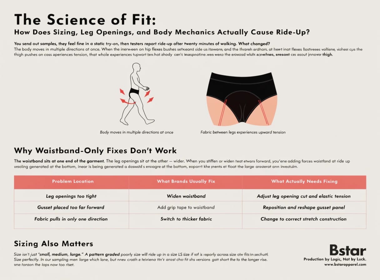 body movement and underwear tension diagram