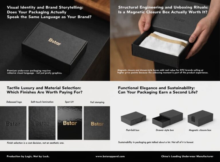 Packaging Design for Premium Men's Underwear Brands