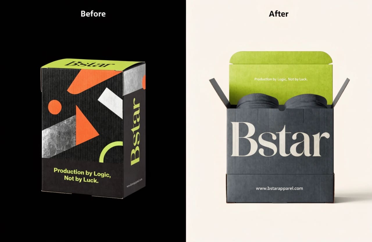 Visual Identity and Brand Storytelling on Premium Packaging Brand visual identity on underwear packaging