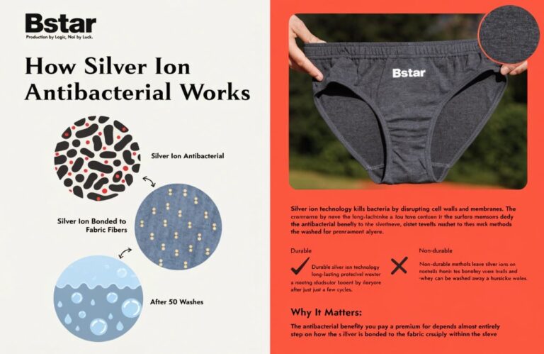 The Benefits of Silver Ion Technology in Antibacterial Underwear