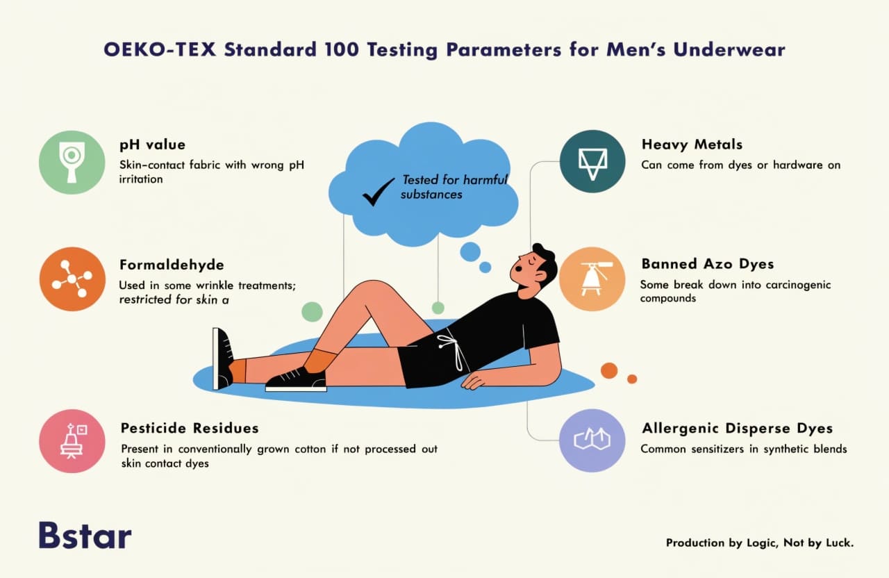 OEKO-TEX Standard 100 testing parameters skin contact
