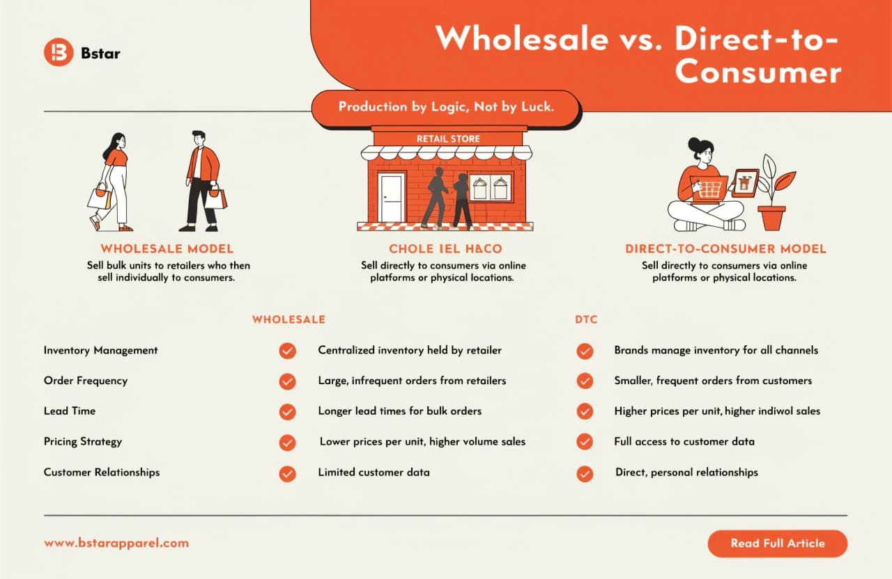 Wholesale vs Direct-to-Consumer Underwear Brand Wholesale vs DTC underwear brand strategy