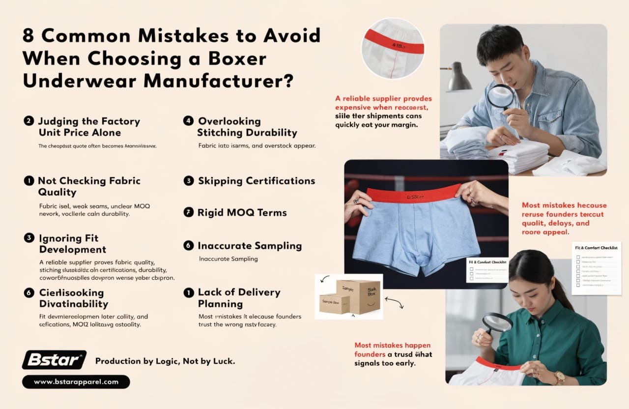 boxer underwear manufacturer quality inspection for DTC brands