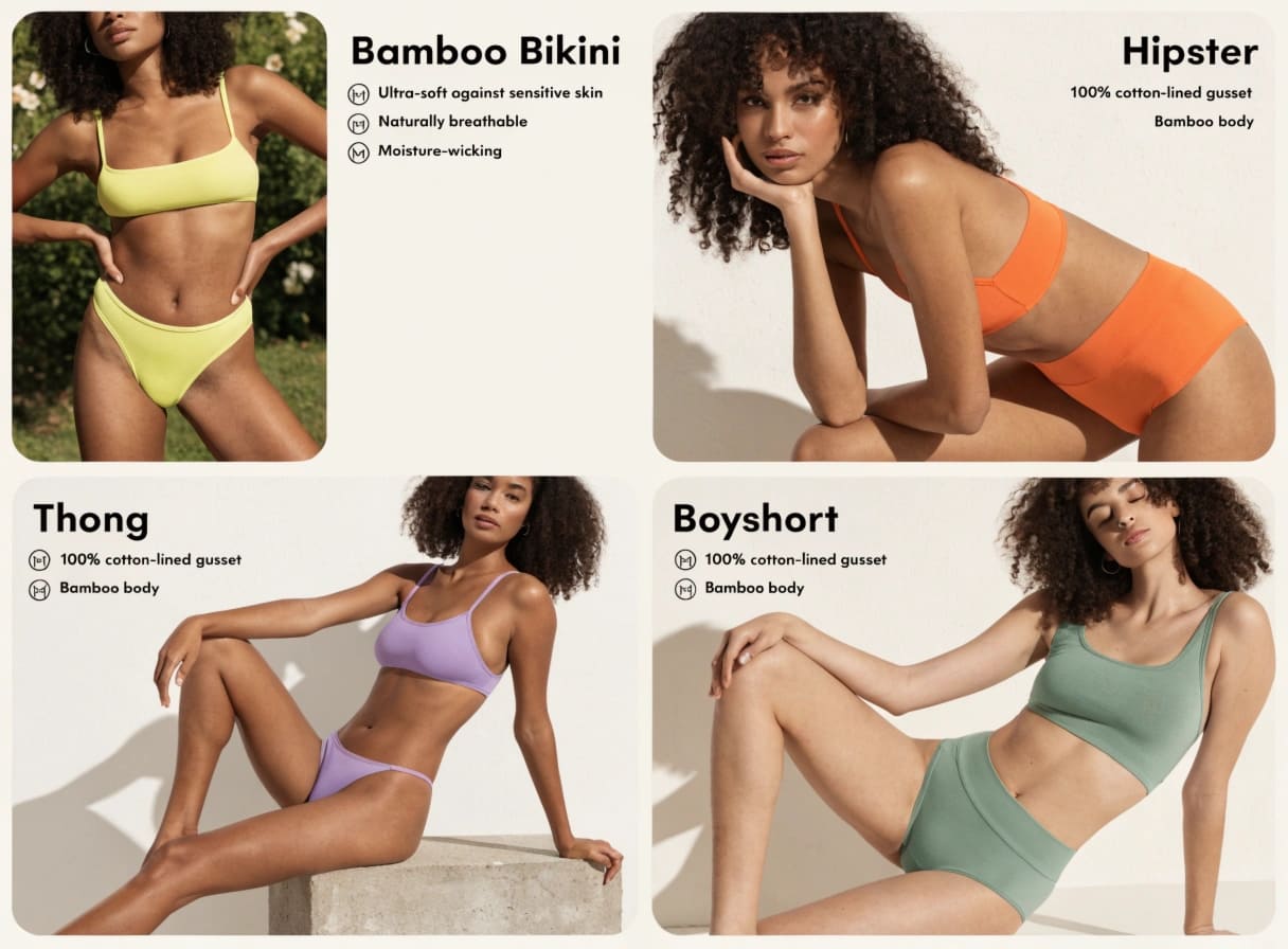 Bamboo underwear manufacturer - women's bamboo panties