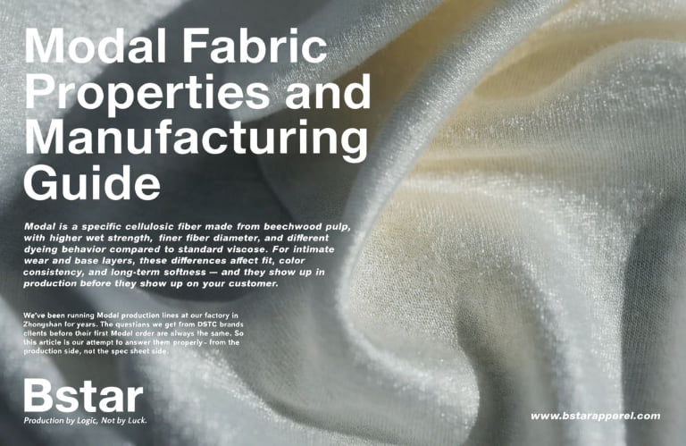 Modal Fabric Deep Dive: Properties, Care & Manufacturing Tips