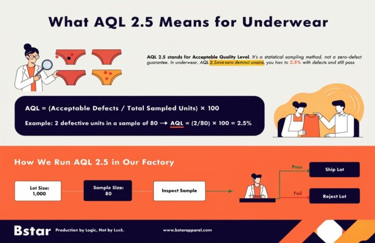 Quality Control Standards: AQL 2.5 Inspection for Underwear