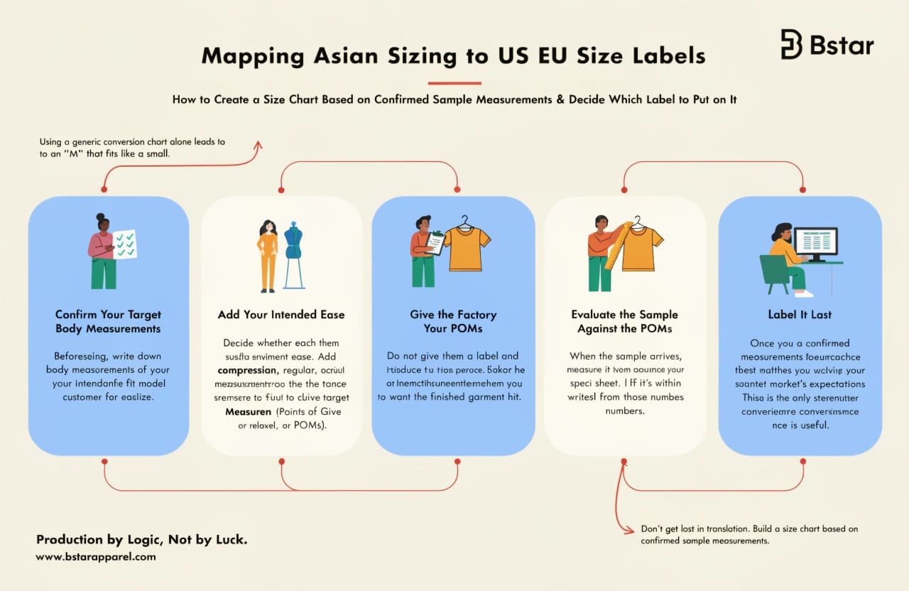 Size standardization and label mapping for DTC brands