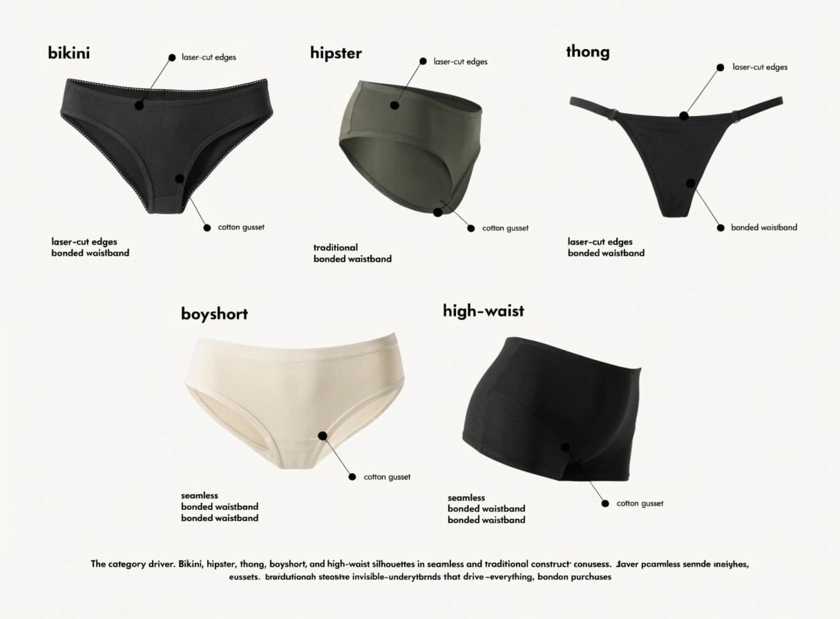 Custom panties manufacturer - seamless panties production