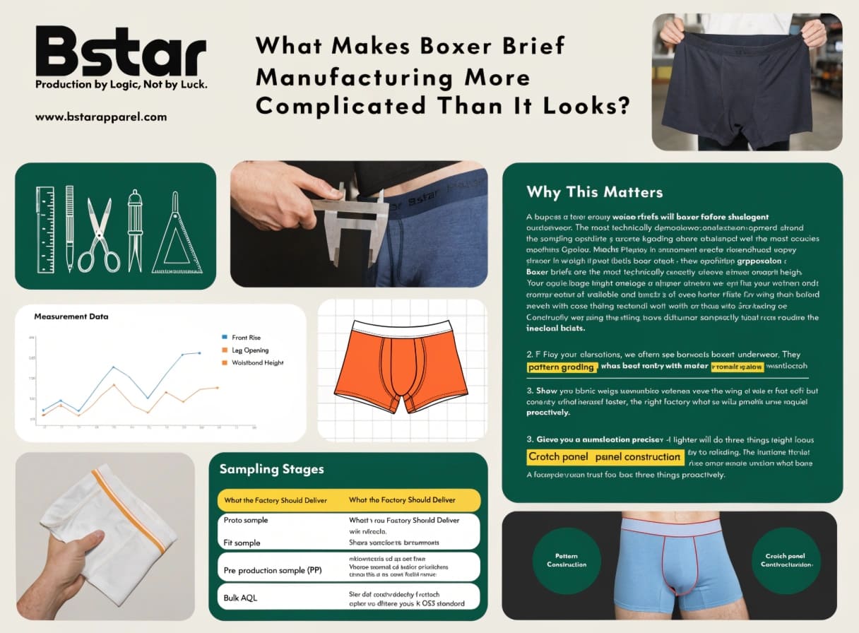 boxer brief men underwear manufacturer sampling process boxer brief men underwear manufacturer sampling process